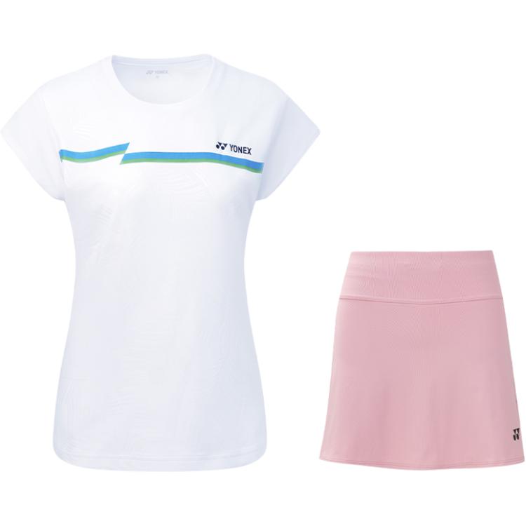 YONEX Женский комплект одежды Casual Suits белый топ+Crystal Pink низ
YONEX Женский комплект одежды Casual Suits белый топ+Crystal Pink низ