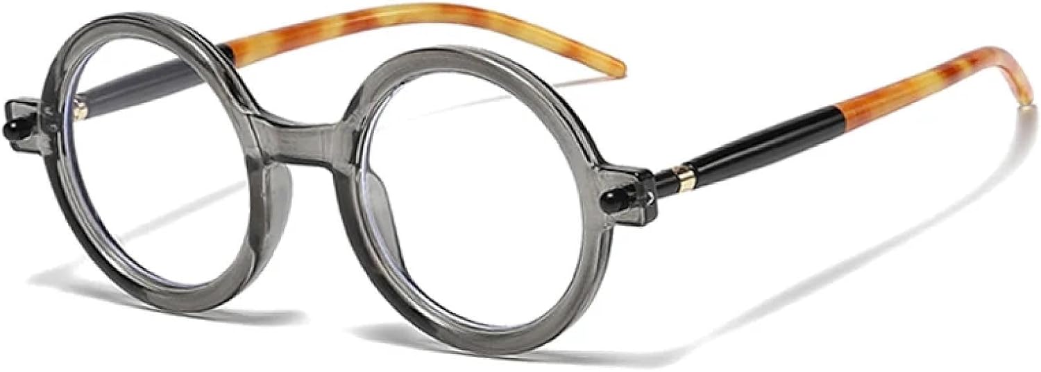 Модные круглые солнцезащитные очки для женщин в стиле ретро, двухцветные, с прозрачными линзами, мужские солнцезащитные очки с защитой от УФ-излучения UV400 TOIPASTN, Grey Clear
Модные круглые солнцезащитные очки для женщин в стиле ретро, двухцветные, с прозрачными линзами, мужские солнцезащитные очки с защитой от УФ-излучения UV400 TOIPASTN, Grey Clear