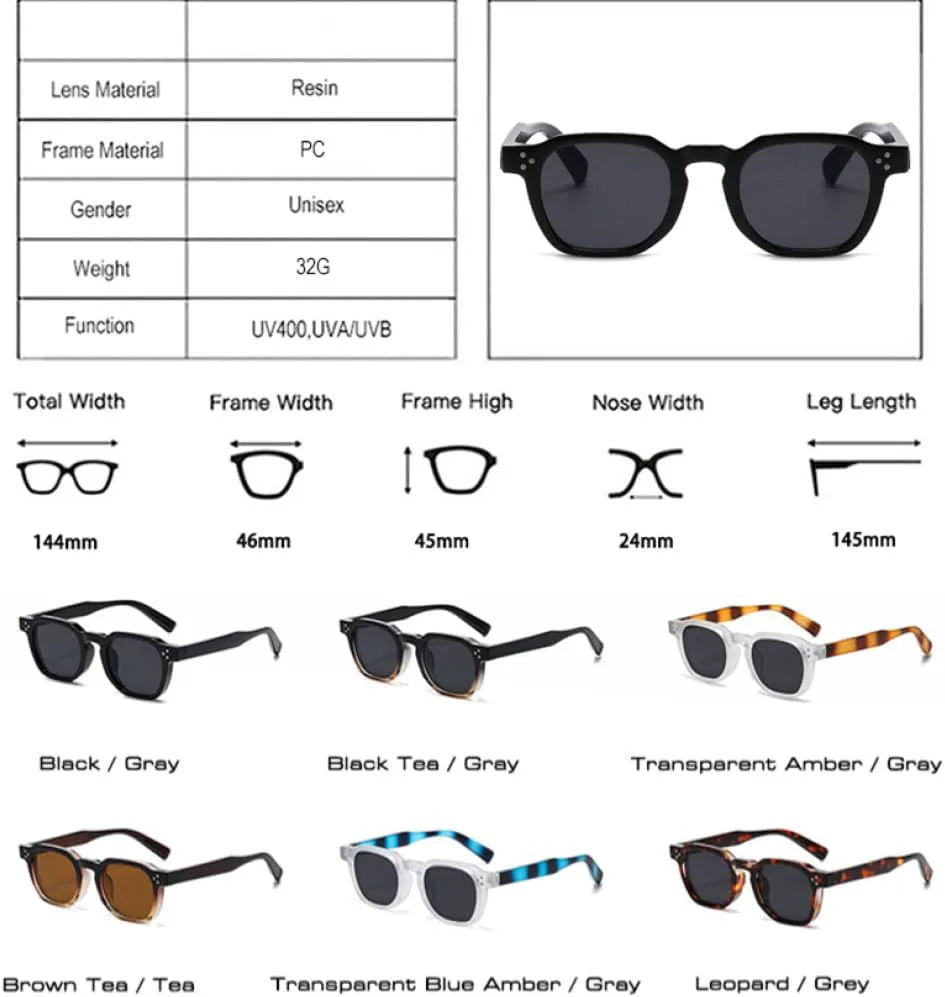 Солнцезащитные очки 2027 года для женщин, ретро-очки с заклепками, модные солнцезащитные очки для мужчин, защита от ультрафиолета UV400 MTZJH, Black Tea Gray
Солнцезащитные очки 2027 года для женщин, ретро-очки с заклепками, модные солнцезащитные очки для мужчин, защита от ультрафиолета UV400 MTZJH, Black Tea Gray