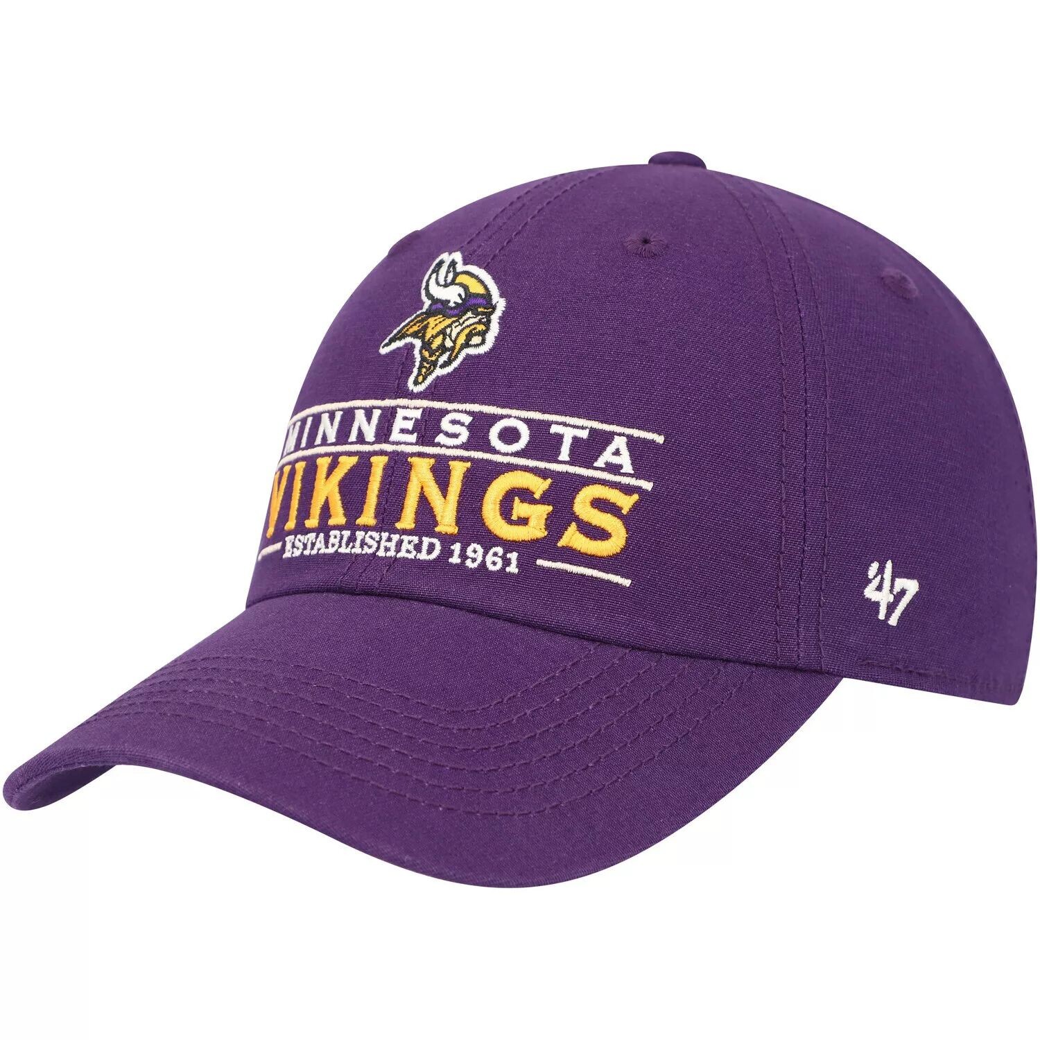 Мужская регулируемая кепка Minnesota Vikings Vernon Clean Up фиолетового цвета '47
Мужская регулируемая кепка Minnesota Vikings Vernon Clean Up фиолетового цвета '47
