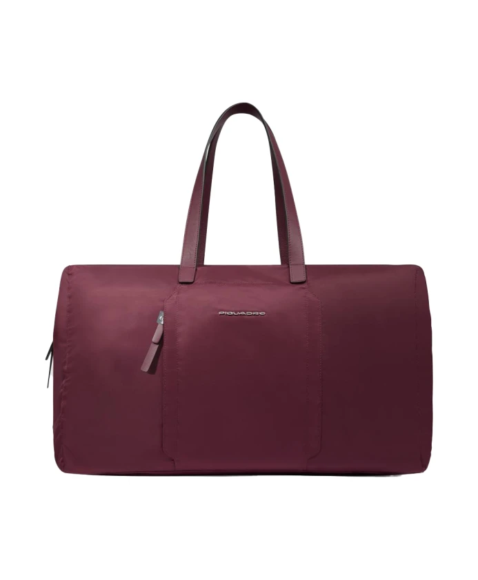 Складная дорожная сумка для женщин из ткани и кожи с карманом для смарт-трекера Piquadro. Piquadro, красный
Складная дорожная сумка для женщин из ткани и кожи с карманом для смарт-трекера Piquadro. Piquadro, красный