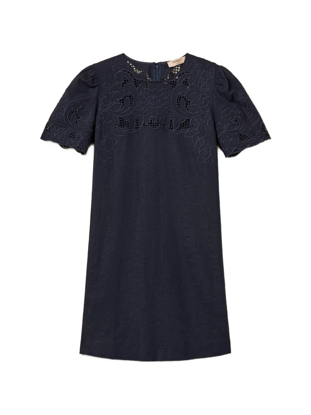 Мини-платье с короткими рукавами Twinset, синий
Мини-платье с короткими рукавами Twinset, синий