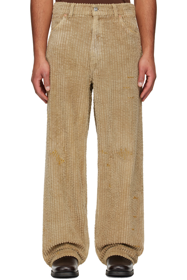 Our Legacy Бежевые широкие брюки
Our Legacy Бежевые широкие брюки