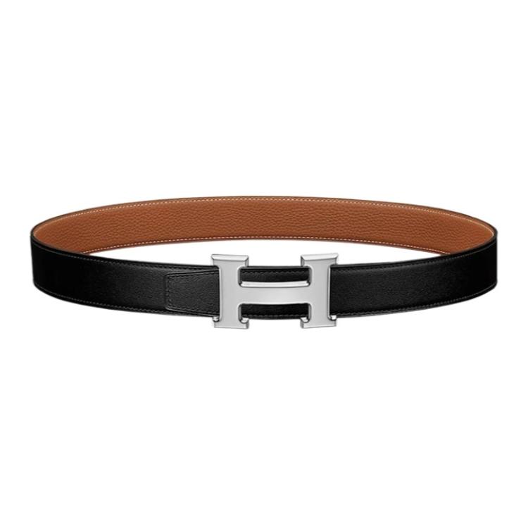 HERMES Кожаный ремень мужской с палладиевым покрытием черный 3.2 см, Black
HERMES Кожаный ремень мужской с палладиевым покрытием черный 3.2 см, Black