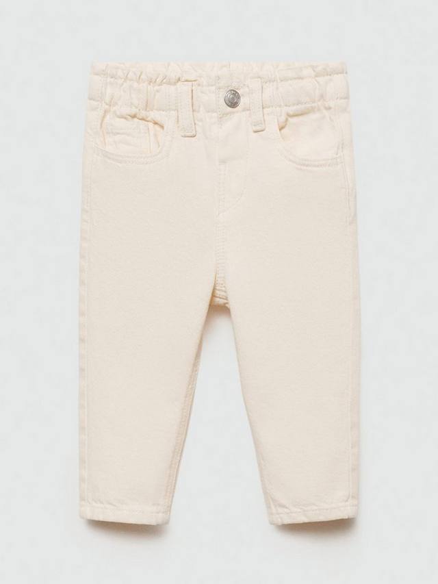 Детские джинсы-бумажные пакеты Mango, светло-бежевый
Детские джинсы-бумажные пакеты Mango, светло-бежевый