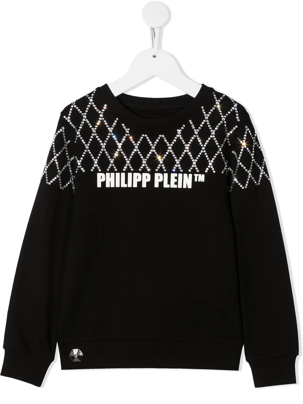 Толстовка со стразами Philipp Plein Junior, черный
Толстовка со стразами Philipp Plein Junior, черный