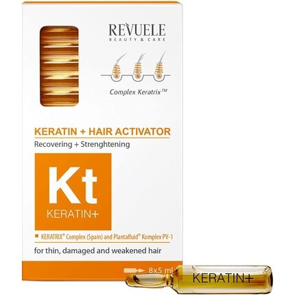 Revuele Кератин + Активатор восстановления волос, ампулы 8 x 5 мл
Revuele Кератин + Активатор восстановления волос, ампулы 8 x 5 мл