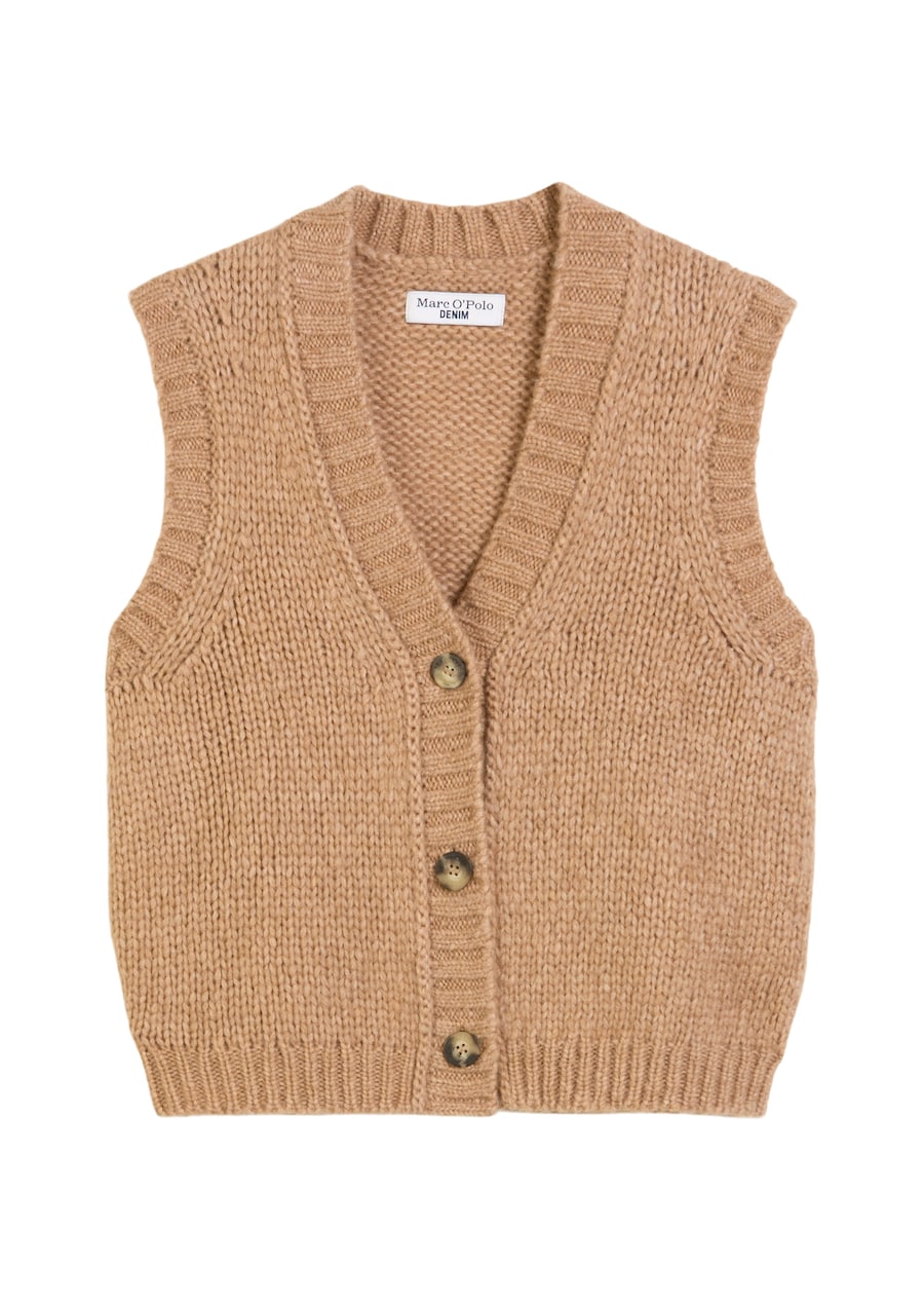 Вязаный жилет Marc O'Polo DENIM, светло-коричневый
Вязаный жилет Marc O'Polo DENIM, светло-коричневый