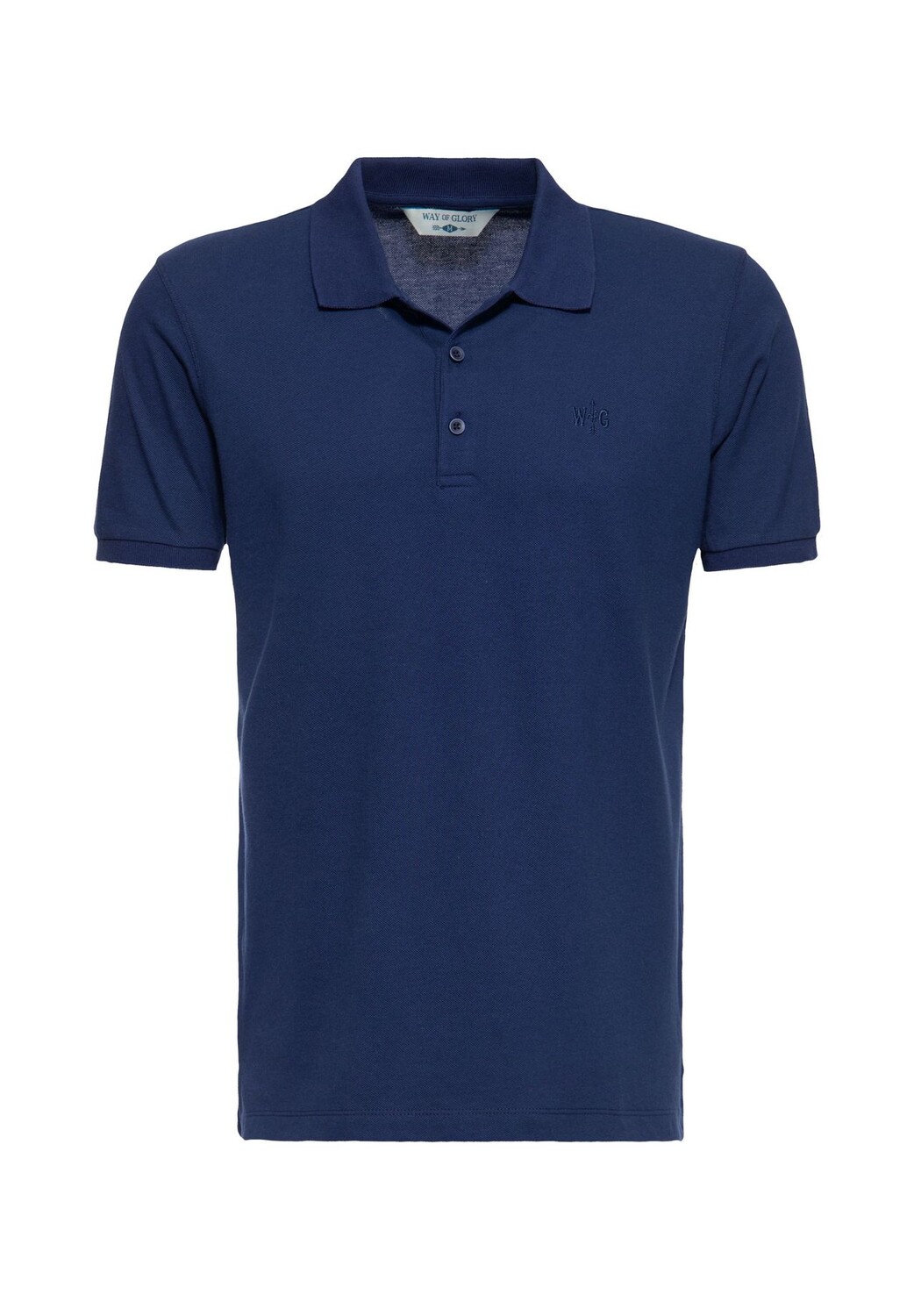 Рубашка-поло из высококачественного пике WAY OF GLORY, темно-синий
Рубашка-поло из высококачественного пике WAY OF GLORY, темно-синий