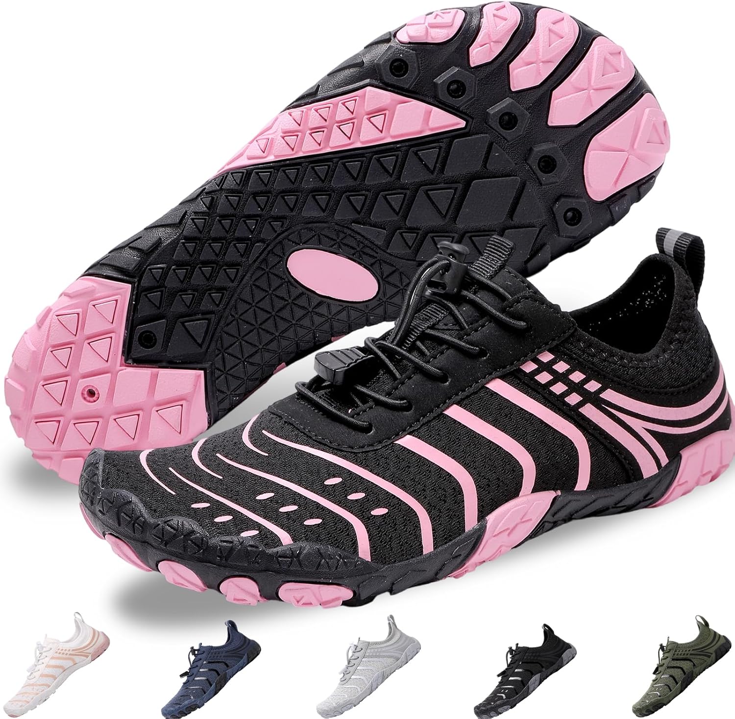 Кроссовки для походов для женщин и мужчин - быстро сохнущие, с широкой носочной частью, для пляжа, плавания, спортивные кроссовки Ieirye, розовый
Кроссовки для походов для женщин и мужчин - быстро сохнущие, с широкой носочной частью, для пляжа, плавания, спортивные кроссовки Ieirye, розовый