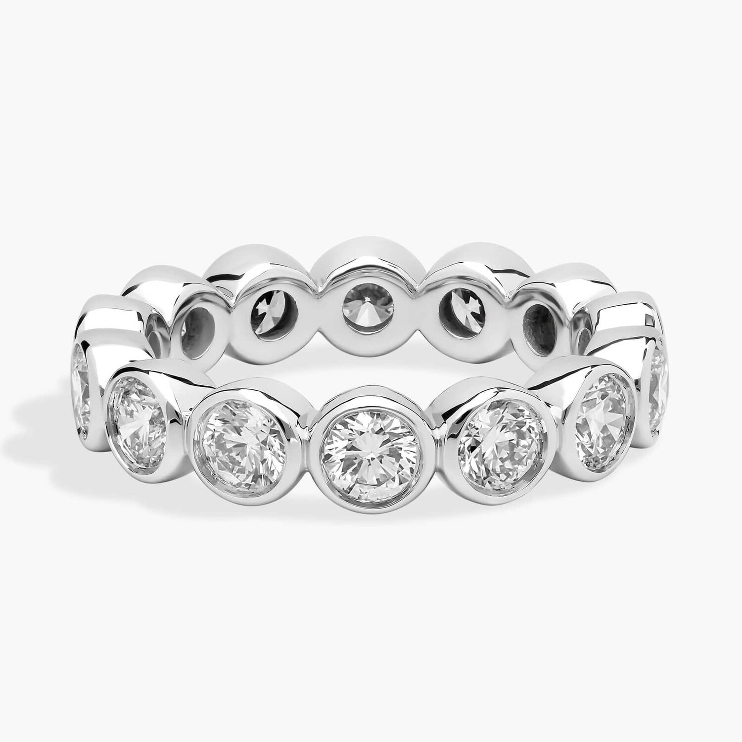 Кольцо «Вечность» с бриллиантами в оправе из 14-каратного белого золота (2 карата) Blue Nile
Кольцо «Вечность» с бриллиантами в оправе из 14-каратного белого золота (2 карата) Blue Nile