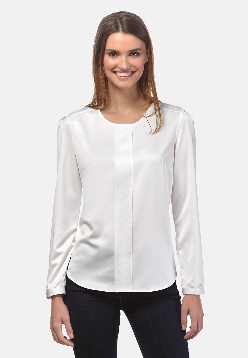 Блуза Vincenzo Boretti leicht tailliert, белый
Блуза Vincenzo Boretti leicht tailliert, белый