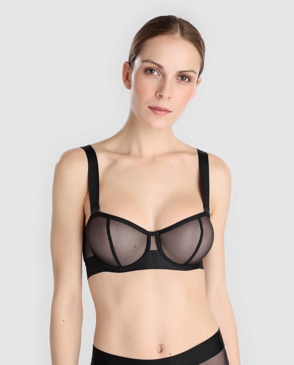 Бюстгальтер-бандо Sheers Dkny со съемными бретелями DKNY, черный
Бюстгальтер-бандо Sheers Dkny со съемными бретелями DKNY, черный