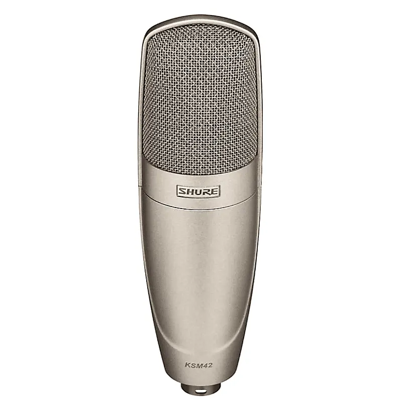 Микрофон Shure KSM42 / SG Medium Diaphragm Cardioid Condenser Microphone
Микрофон Shure KSM42 / SG Medium Diaphragm Cardioid Condenser Microphone