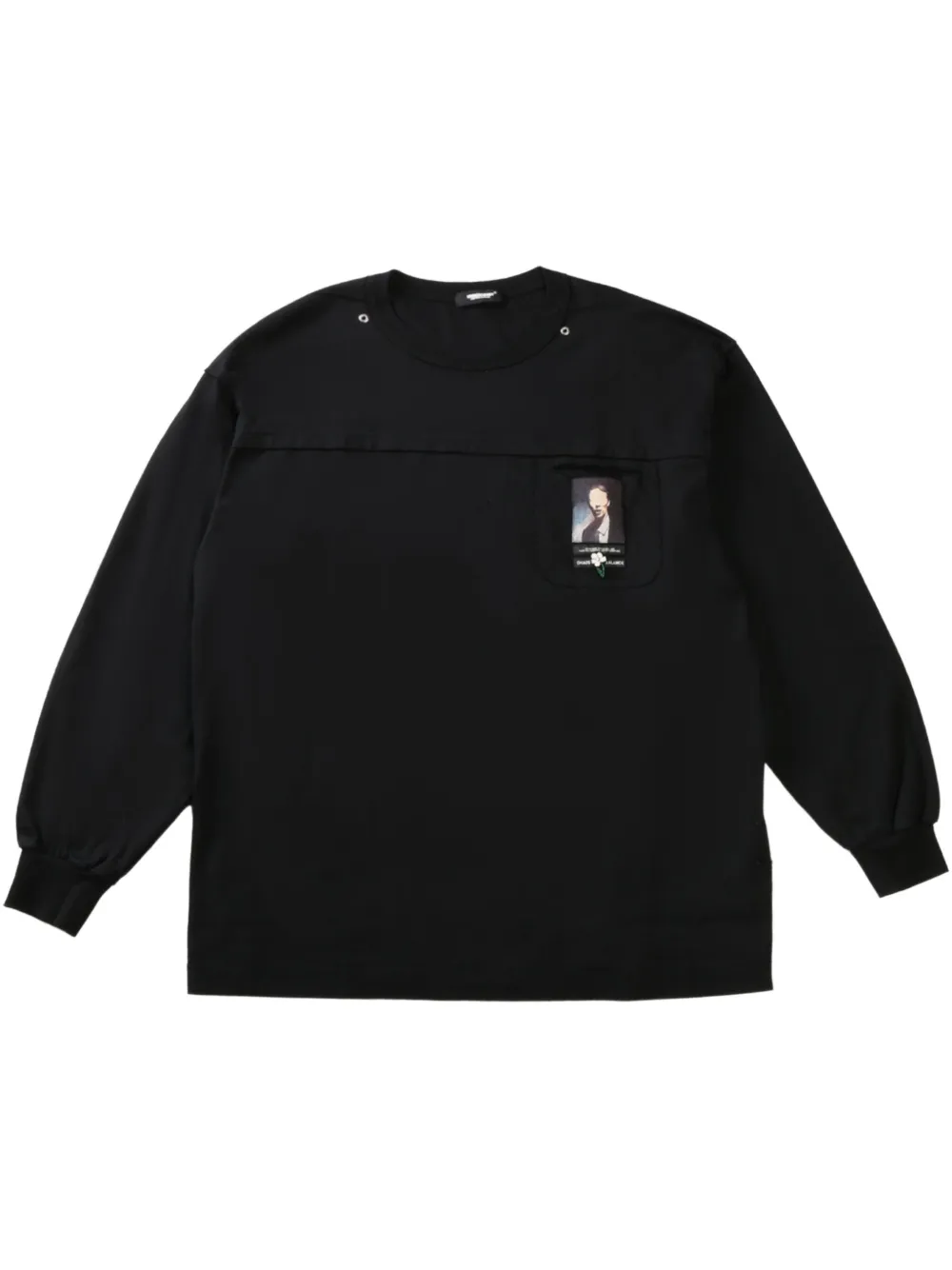 Хлопковая толстовка Undercover, черный
Хлопковая толстовка Undercover, черный