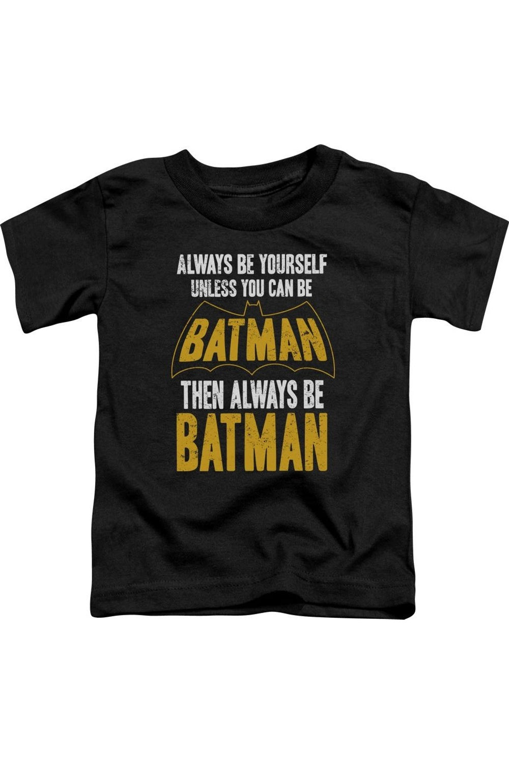 Футболка с коротким рукавом для малышей Batman Be Batman Gildan, черный 
Футболка с коротким рукавом для малышей Batman Be Batman Gildan, черный