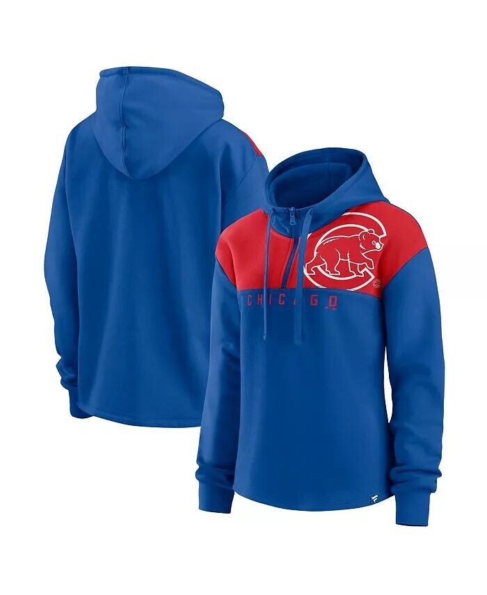 Женская толстовка с капюшоном Royal Chicago Cubs Iconic Overslide в стиле колор-блок с молнией четверть четверти Fanatics
Женская толстовка с капюшоном Royal Chicago Cubs Iconic Overslide в стиле колор-блок с молнией четверть четверти Fanatics