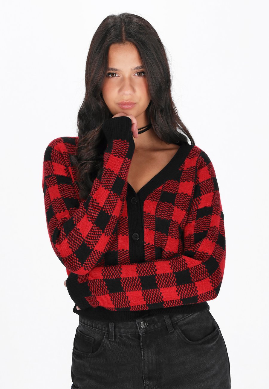 Кардиган myMo ROCKS Cardigan, Black Dark Red/Black
Кардиган myMo ROCKS Cardigan, Black Dark Red/Black