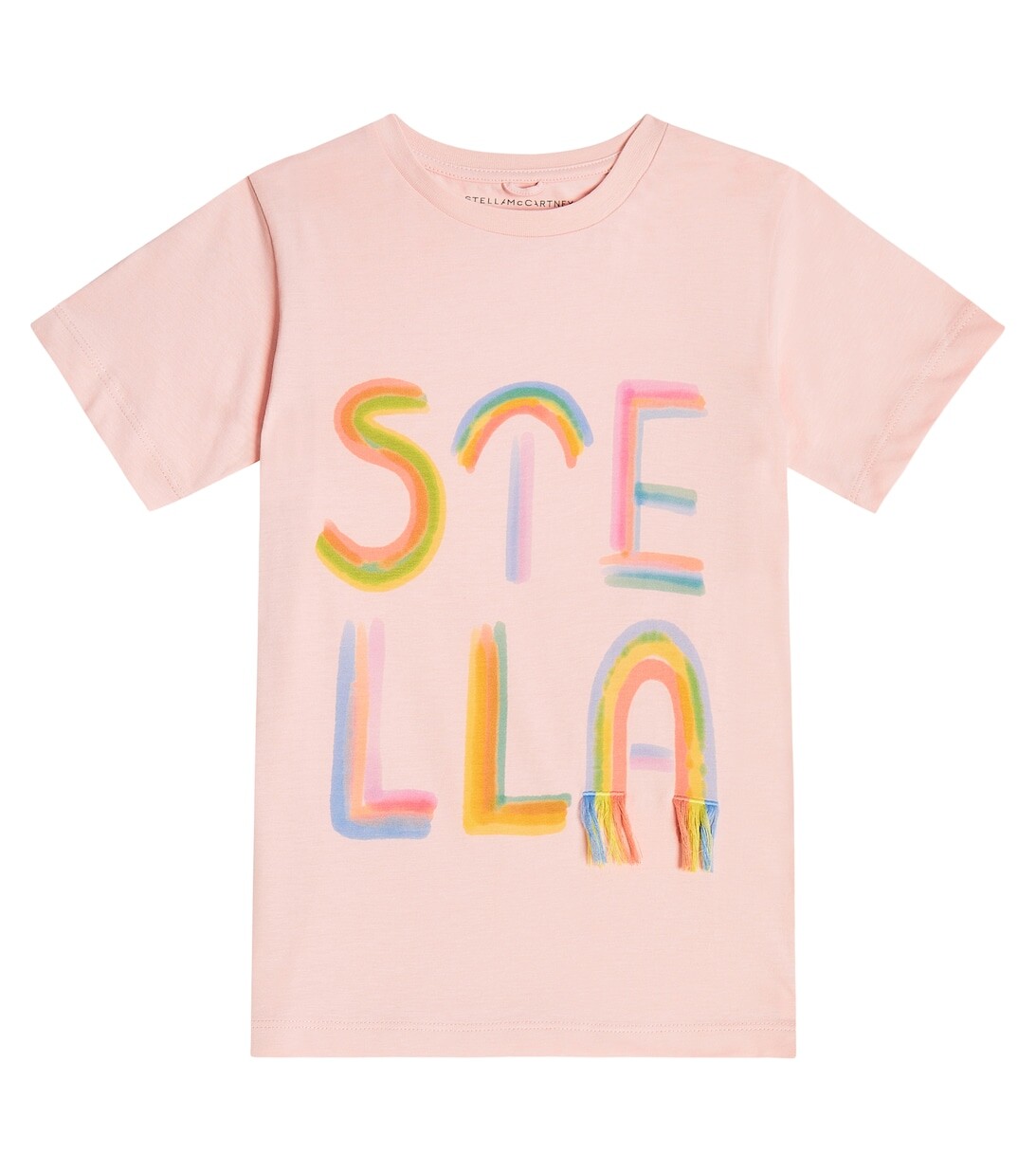 Хлопковая футболка с принтом Stella McCartney Kids, разноцветный
Хлопковая футболка с принтом Stella McCartney Kids, разноцветный