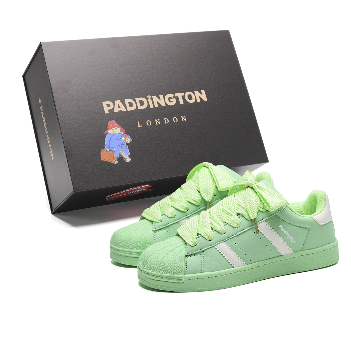 Paddington Bears Износостойкие и легкие лоу-топ скейтборд кроссовки унисекс зеленые, цвет Green
Paddington Bears Износостойкие и легкие лоу-топ скейтборд кроссовки унисекс зеленые, цвет Green