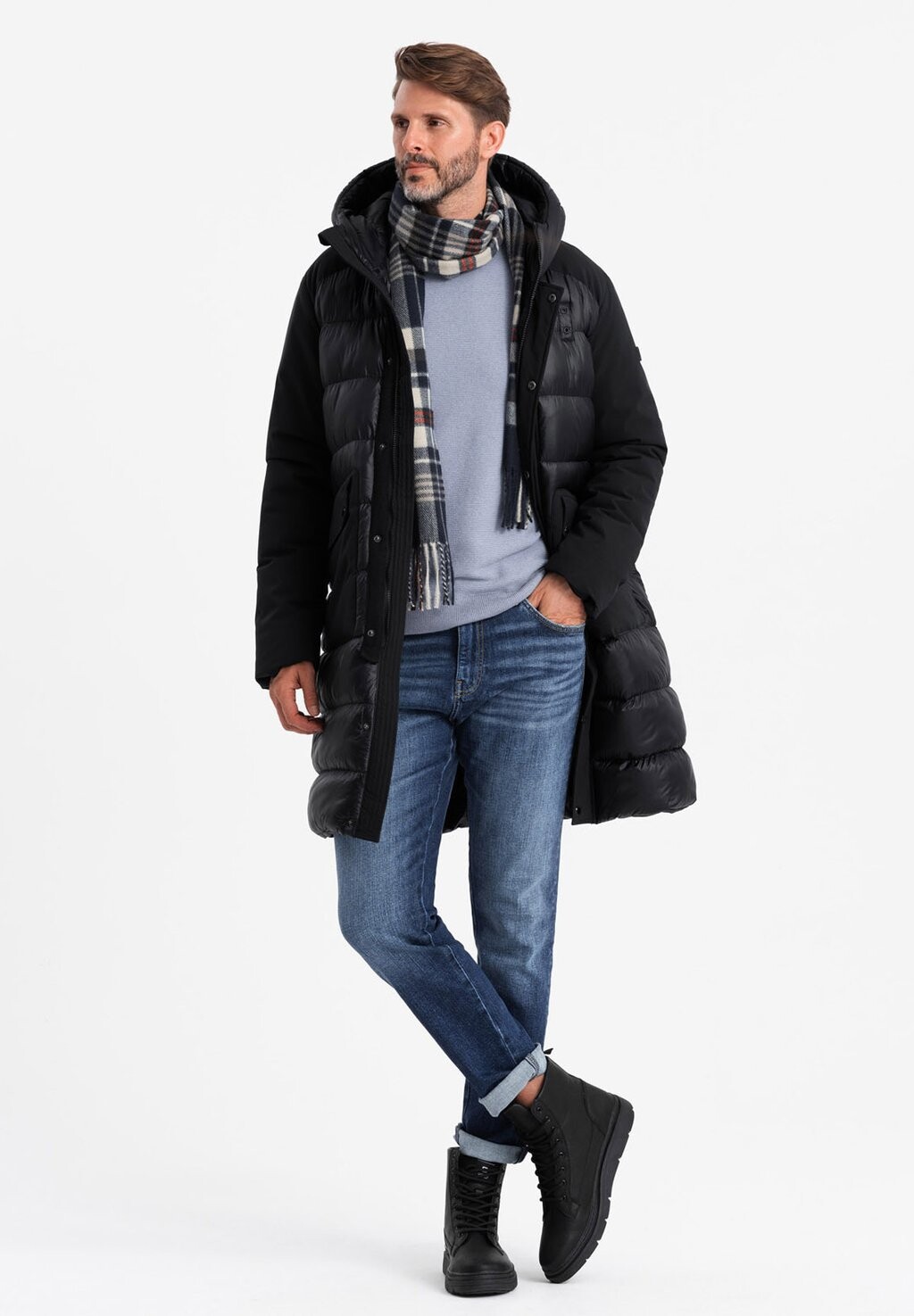 Зимнее пальто OM JALJ Ombre, черный
Зимнее пальто OM JALJ Ombre, черный