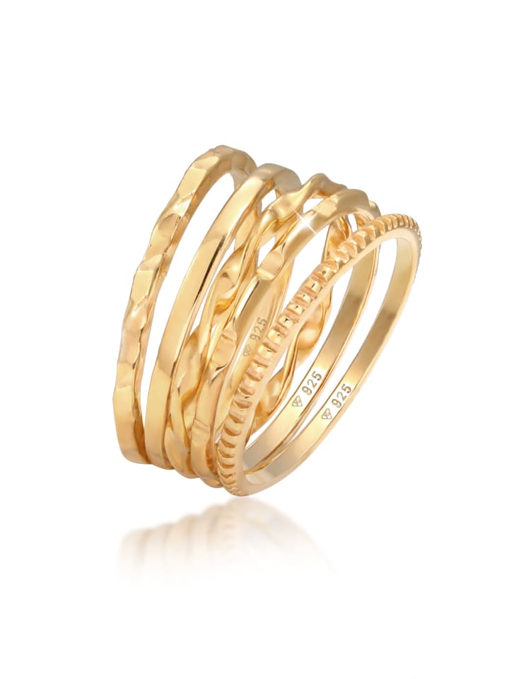 Elli Кольцо из серебра 925 пробы в золотой оправе
Elli Кольцо из серебра 925 пробы в золотой оправе