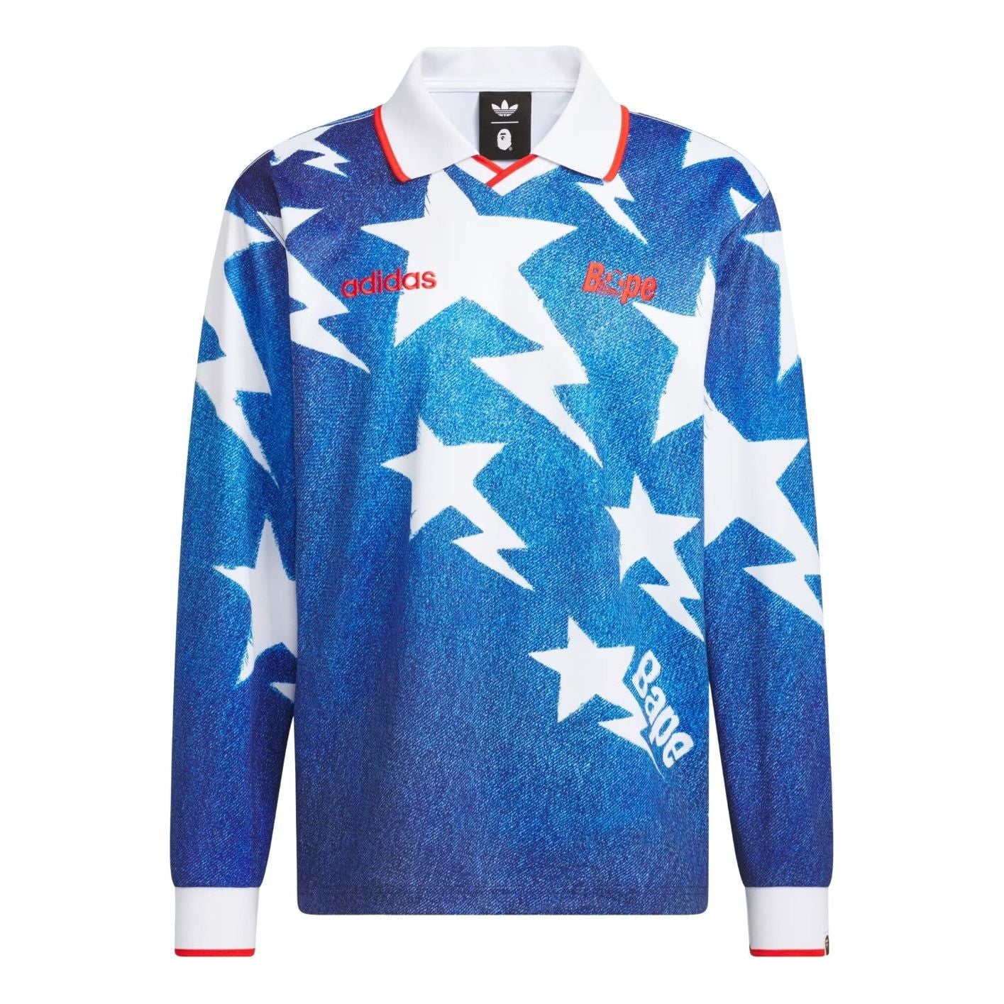 Футболка Adidas x Bape LSL Star 'Medium Blue Denim'
Футболка Adidas x Bape LSL Star 'Medium Blue Denim'