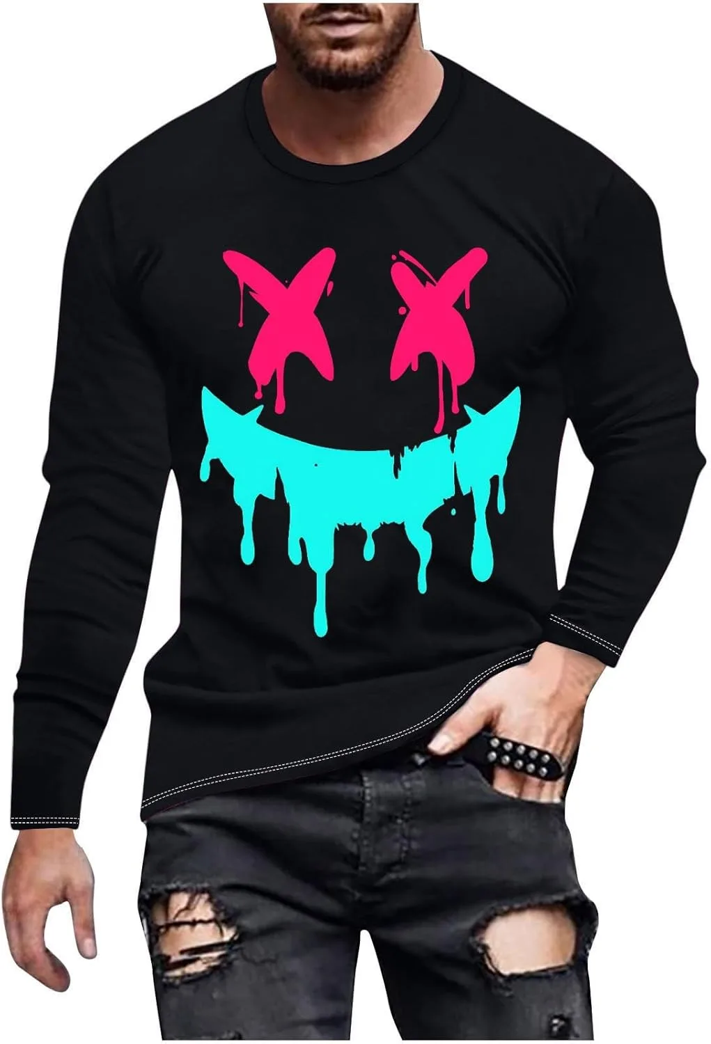 Футболка X-Eyes Face Graffiti с длинным рукавом Uillui
Футболка X-Eyes Face Graffiti с длинным рукавом Uillui