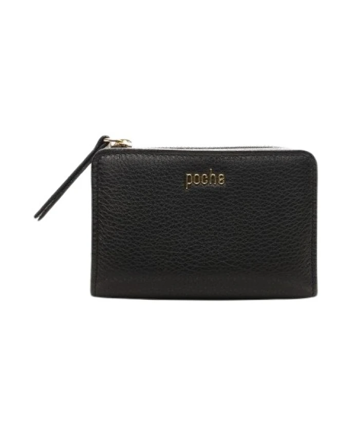 Тонкий кожаный кошелек Poche Paris, черный
Тонкий кожаный кошелек Poche Paris, черный