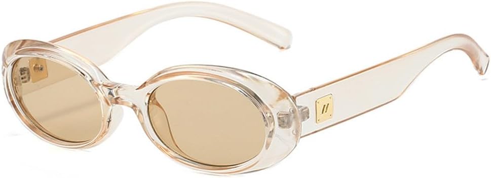 Ретро-классические маленькие овальные солнцезащитные очки для женщин, модные, с линзами цвета шампанского, защита от УФ-излучения UV400, для мужчин, трендовые, с заклепками, в стиле панк WNCKSQ, Champagne
Ретро-классические маленькие овальные солнцезащитные очки для женщин, модные, с линзами цвета шампанского, защита от УФ-излучения UV400, для мужчин, трендовые, с заклепками, в стиле панк WNCKSQ, Champagne