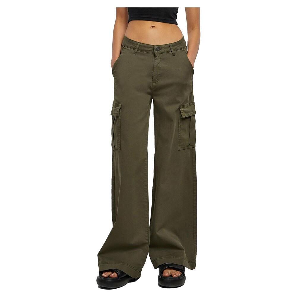 Брюки Urban Classics Twill High Waist Cargo, зеленый
Брюки Urban Classics Twill High Waist Cargo, зеленый