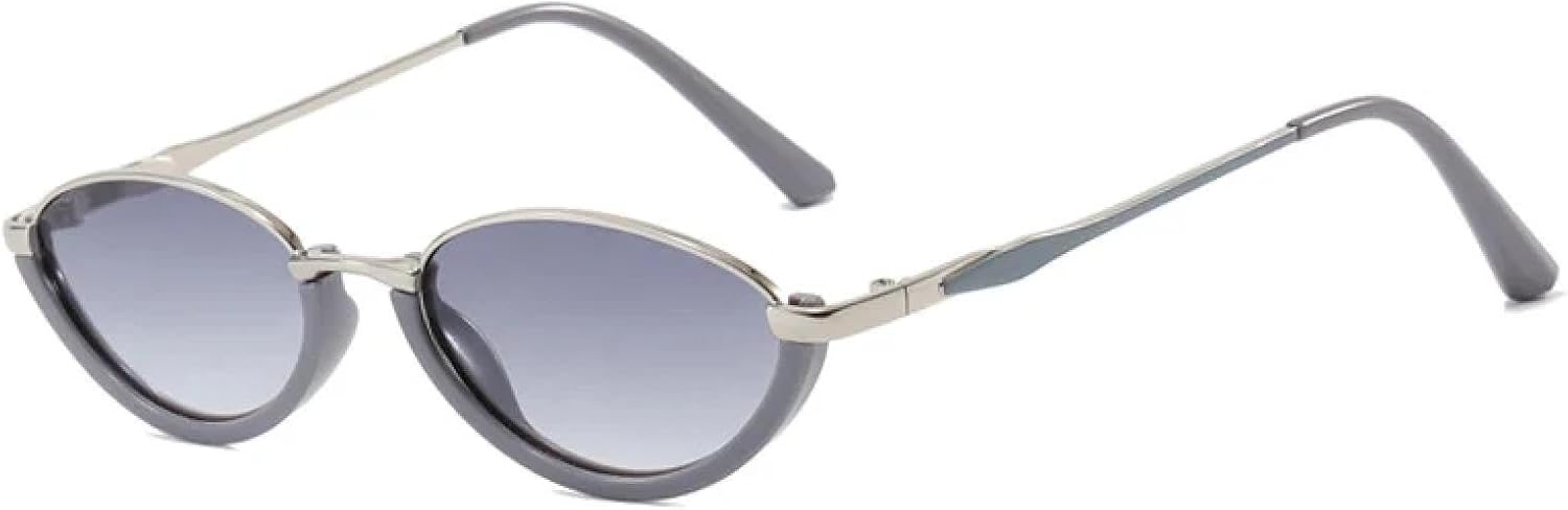 Ретро-солнцезащитные очки унисекс без оправы с защитой от УФ-излучения UV400, модные цветовые решения, очки для занятий спортом на открытом воздухе, для мужчин и женщин TKKTLLT, Gray-gray
Ретро-солнцезащитные очки унисекс без оправы с защитой от УФ-излучения UV400, модные цветовые решения, очки для занятий спортом на открытом воздухе, для мужчин и женщин TKKTLLT, Gray-gray