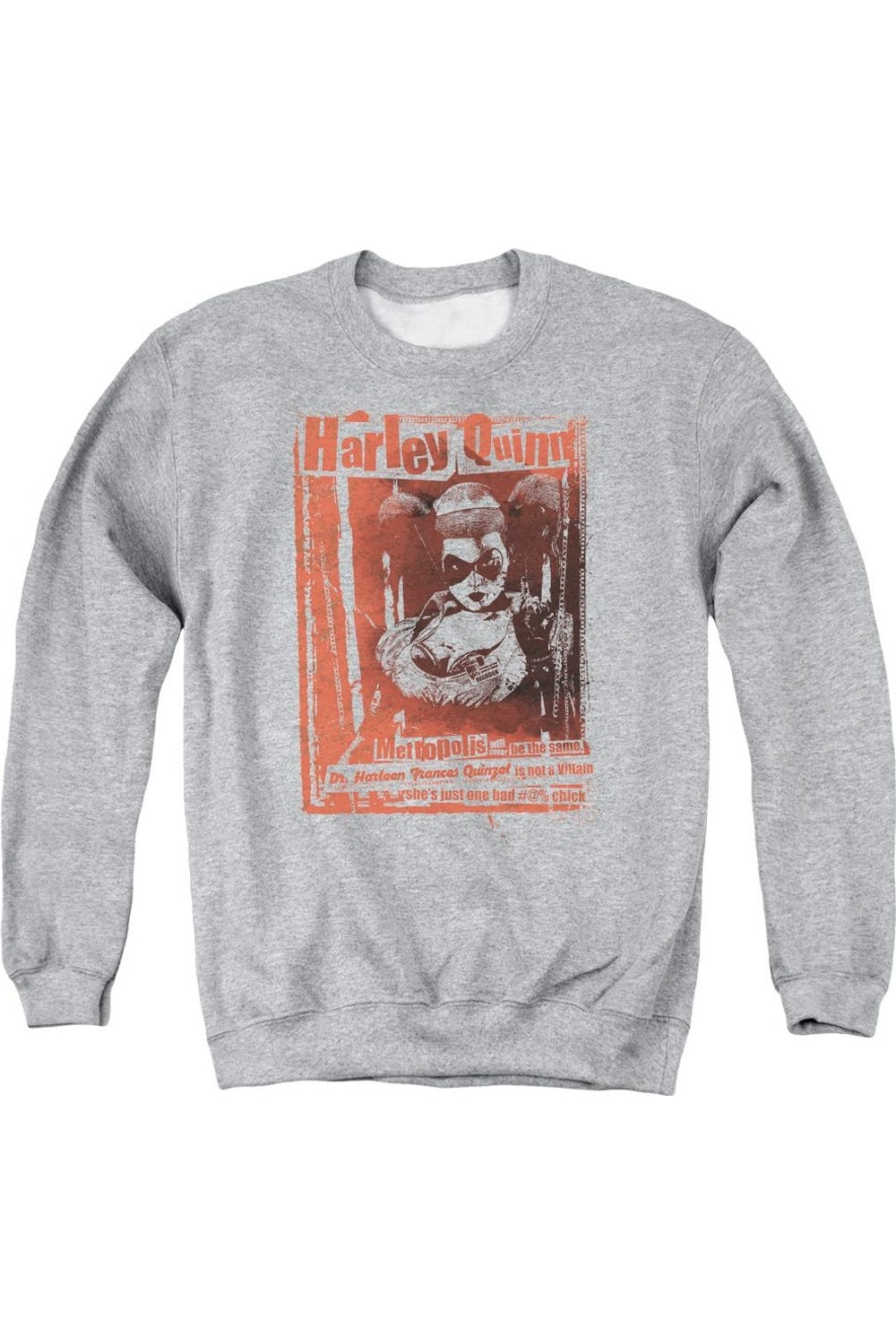 Толстовка Batman Dr Quinn для взрослых с круглым вырезом Gildan, цвет athletic heather
Толстовка Batman Dr Quinn для взрослых с круглым вырезом Gildan, цвет athletic heather