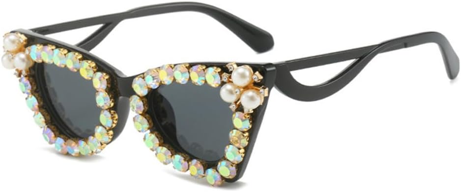 Солнцезащитные очки «кошачий глаз» с блестящими бриллиантами для женщин, в стиле панк, с жемчужным блеском, защита от УФ-излучения UV400, градиентные очки со стразами MTZJH, C1black-black
Солнцезащитные очки «кошачий глаз» с блестящими бриллиантами для женщин, в стиле панк, с жемчужным блеском, защита от УФ-излучения UV400, градиентные очки со стразами MTZJH, C1black-black