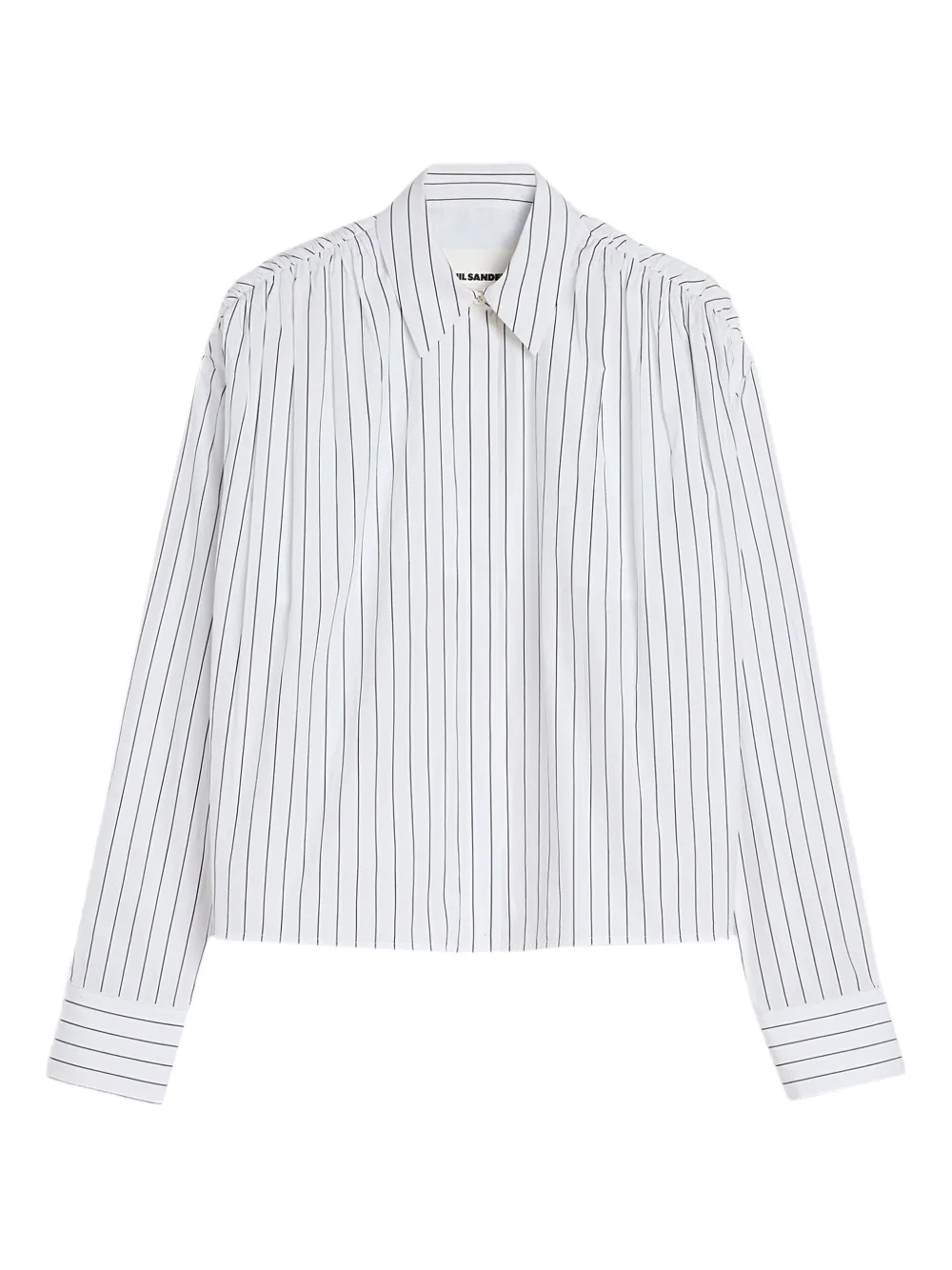 Рубашка из хлопка в полоску Jil Sander, белый
Рубашка из хлопка в полоску Jil Sander, белый