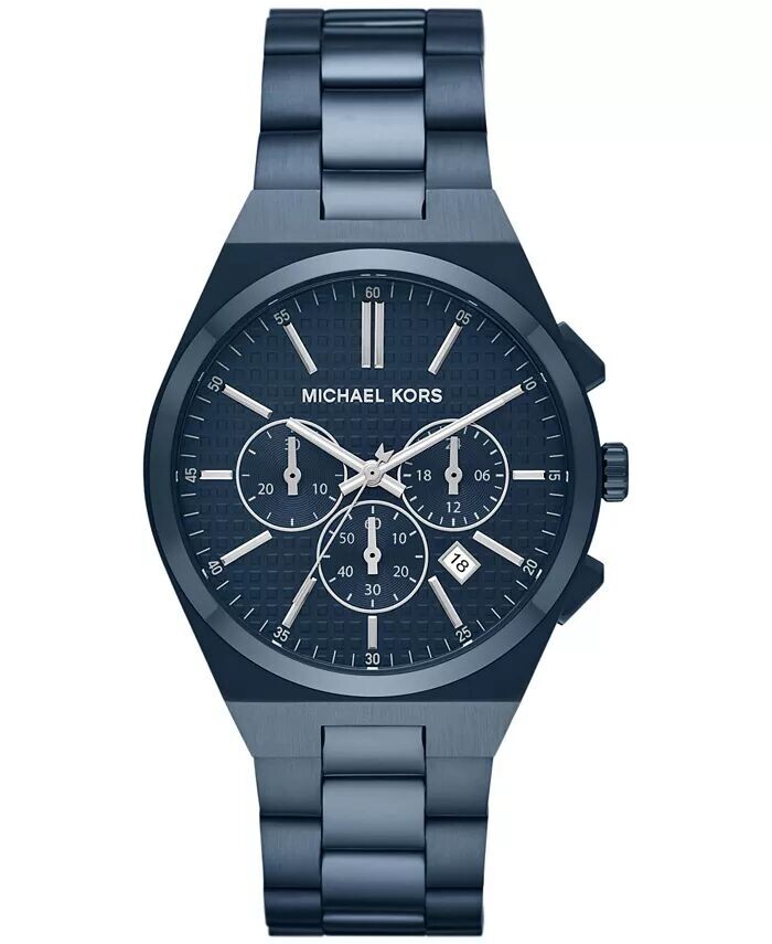 Мужские часы Lennox с хронографом, темно-синие из нержавеющей стали, 40 мм Michael Kors, синий
Мужские часы Lennox с хронографом, темно-синие из нержавеющей стали, 40 мм Michael Kors, синий