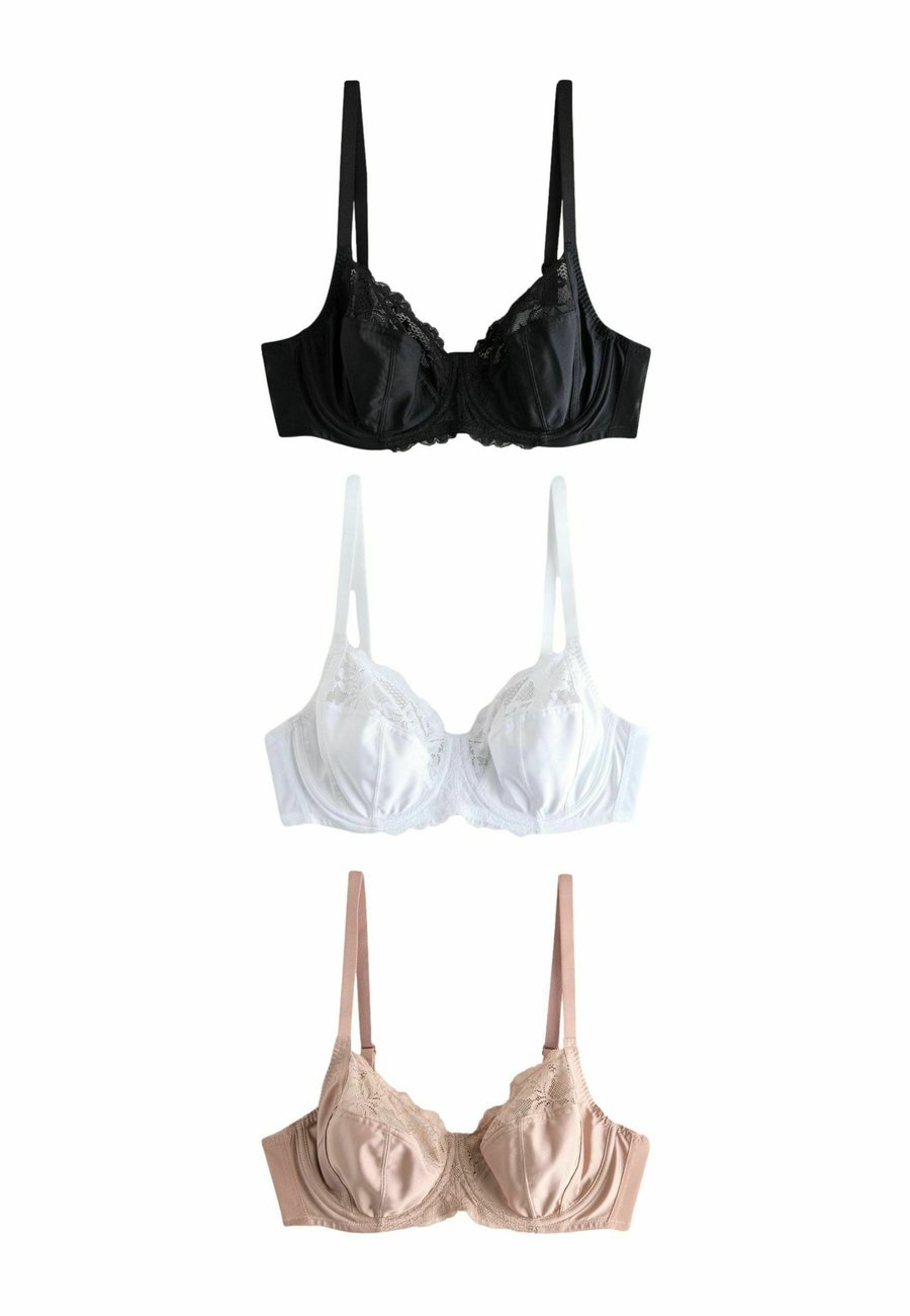 Бюстгальтер Next 3 PACK , Black White Praline Nude/Black
Бюстгальтер Next 3 PACK , Black White Praline Nude/Black