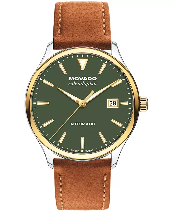 Мужские швейцарские часы Calendoplan с автоматическим механизмом, кожа коньячного цвета, 40 мм Movado, brown
Мужские швейцарские часы Calendoplan с автоматическим механизмом, кожа коньячного цвета, 40 мм Movado, brown