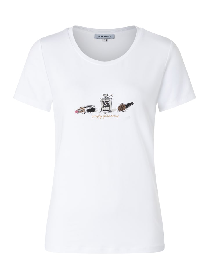 Рубашка из хлопчатобумажного трикотажа белого цвета More & More
Рубашка из хлопчатобумажного трикотажа белого цвета More & More