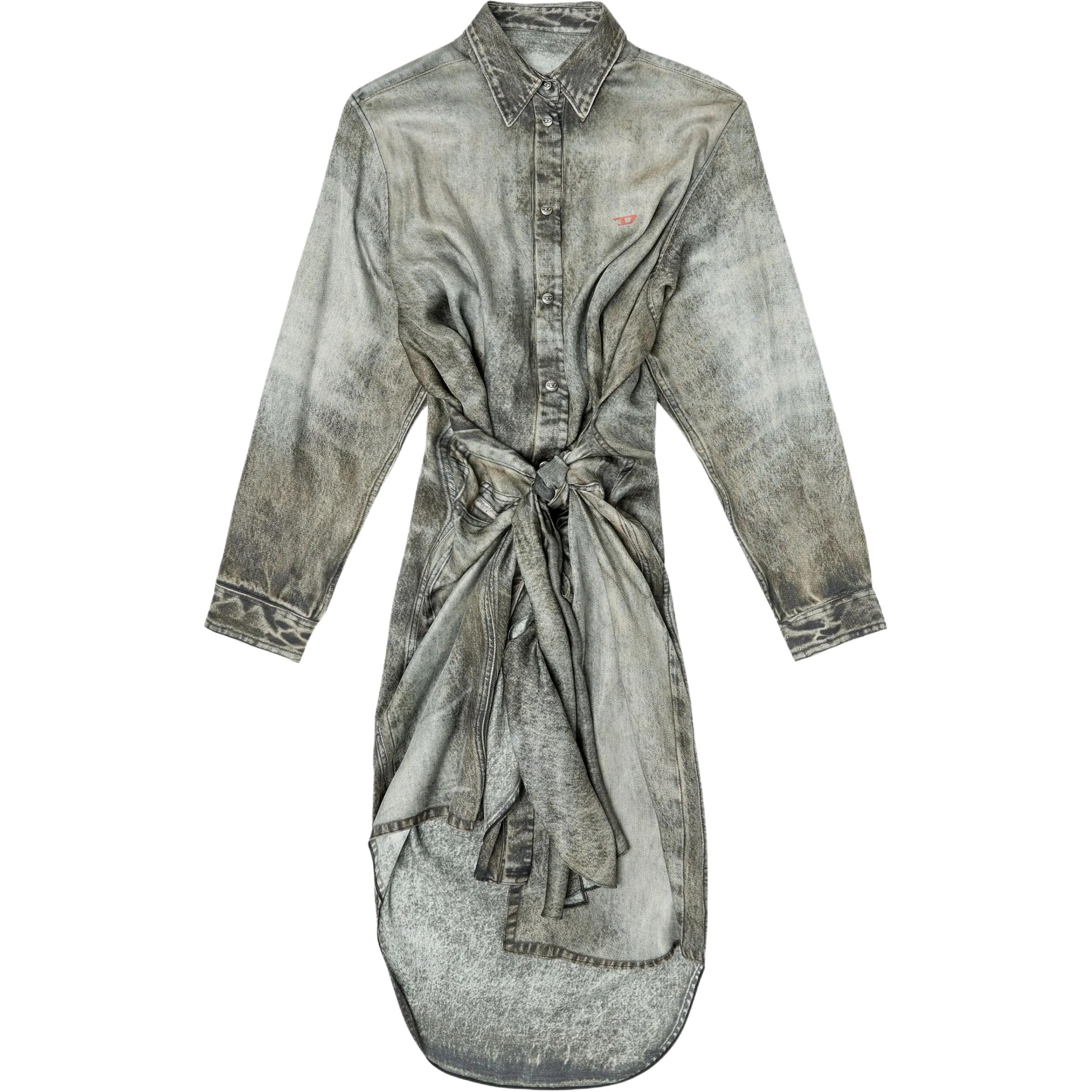 D Iletta Джинсовая рубашка-платье DIESEL, battleship серый
D Iletta Джинсовая рубашка-платье DIESEL, battleship серый