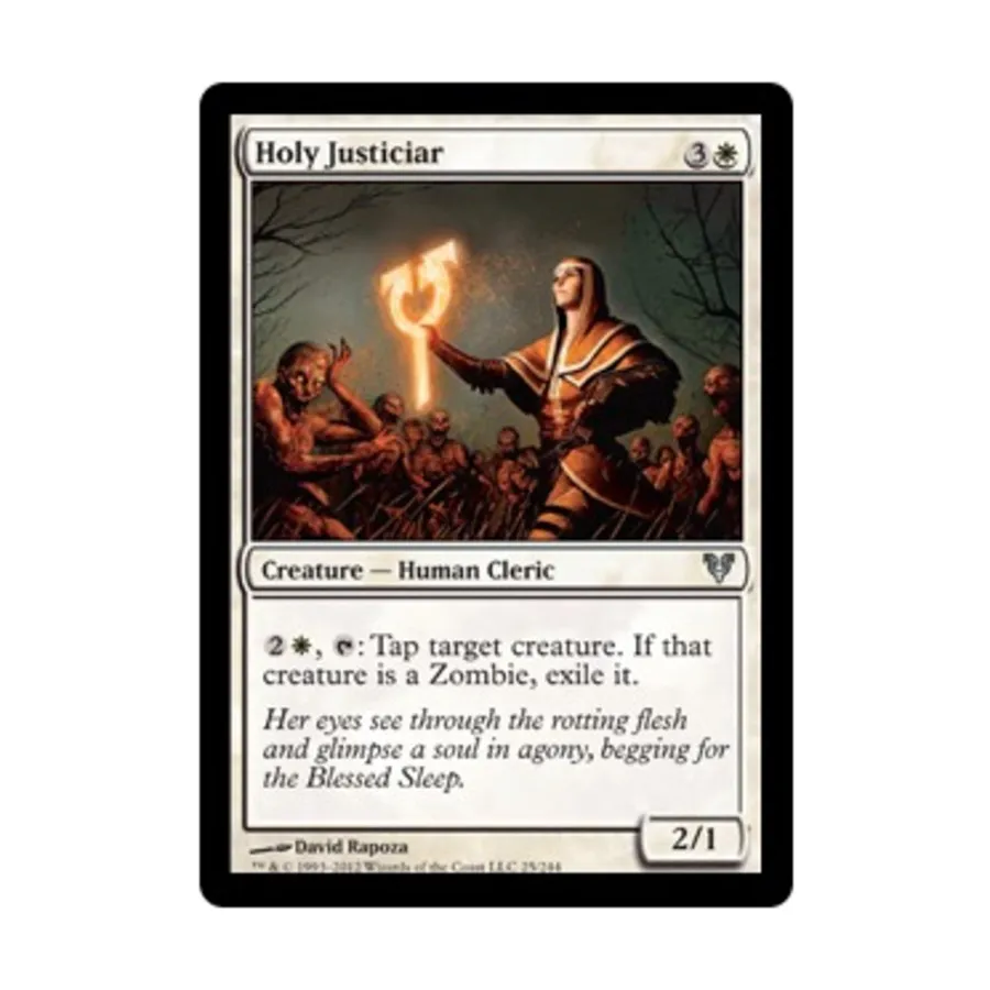 CCG Святой Юстициарий (U), MTG - Avacyn Restored
CCG Святой Юстициарий (U), MTG - Avacyn Restored