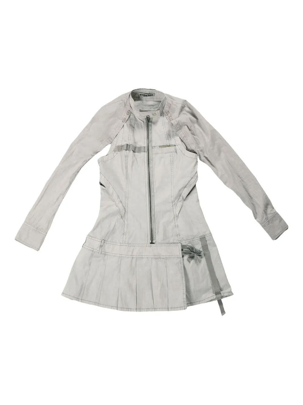 Хлопковое плиссированное платье Hyein Seo, серый
Хлопковое плиссированное платье Hyein Seo, серый