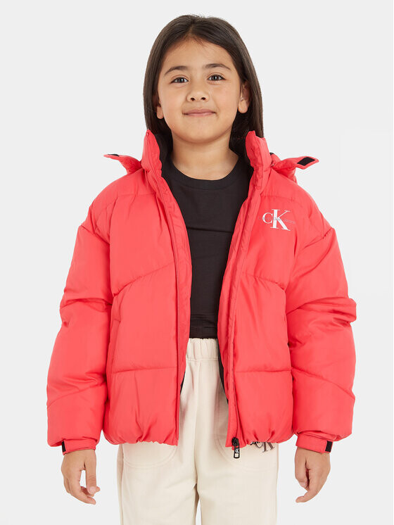 Пуховик стандартного кроя Calvin Klein, розовый
Пуховик стандартного кроя Calvin Klein, розовый