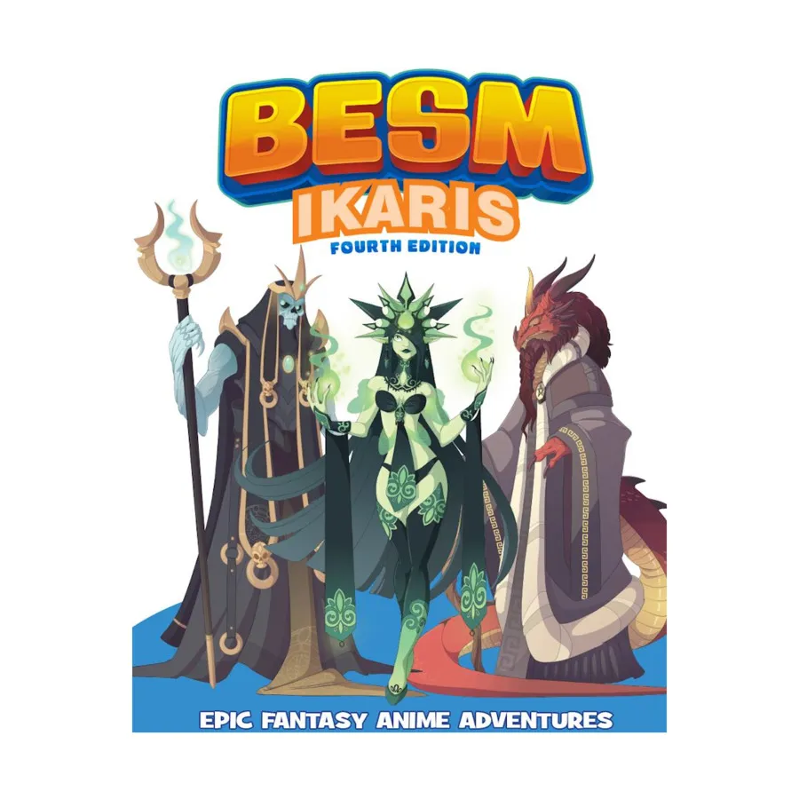 BESM - Ikaris, BESM Role Playing Games (Big Eyes, Small Mouth) 4th Edition (Dyskami Publishing), твердый переплет
BESM - Ikaris, BESM Role Playing Games (Big Eyes, Small Mouth) 4th Edition (Dyskami Publishing), твердый переплет