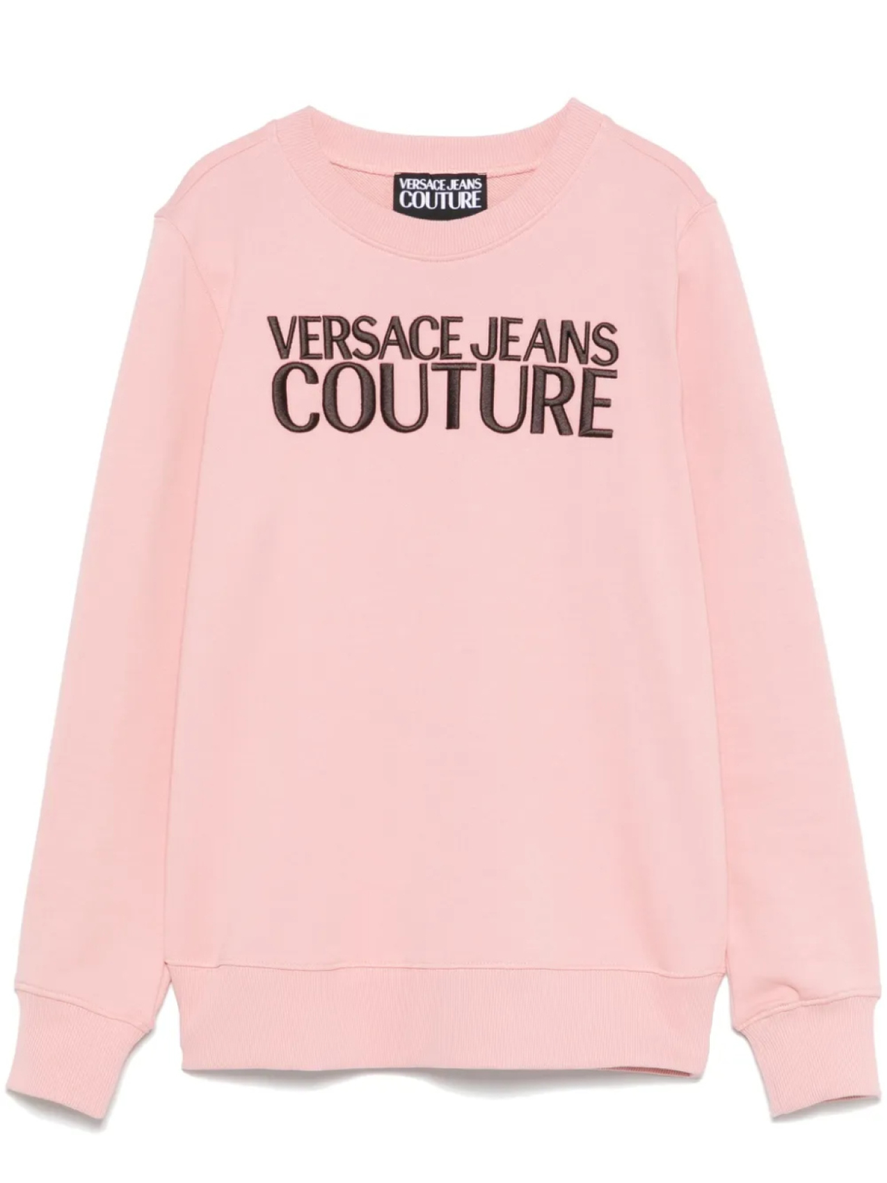 Versace Jeans Couture толстовка с вышитым логотипом, розовый 
Versace Jeans Couture толстовка с вышитым логотипом, розовый
