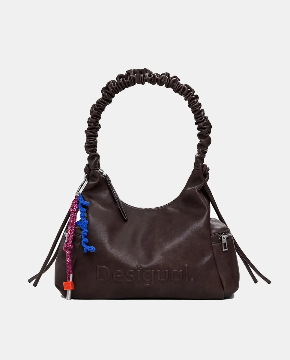 Сумка с 3D логотипом, средний размер, с рюшей на ручке Desigual, темно-коричневый
Сумка с 3D логотипом, средний размер, с рюшей на ручке Desigual, темно-коричневый