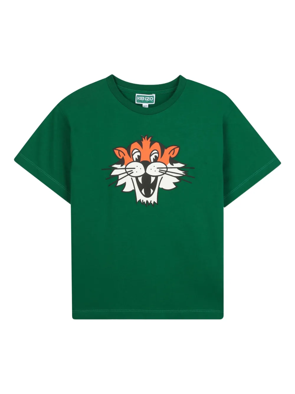 Футболка с принтом Kenzo Kids, зеленый 
Футболка с принтом Kenzo Kids, зеленый