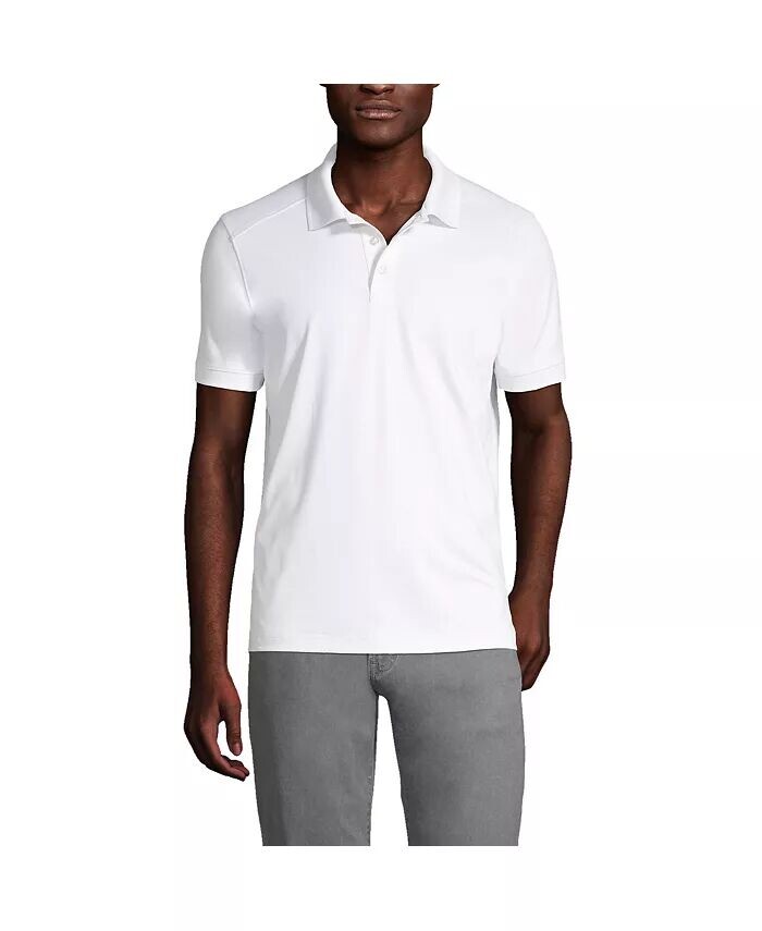 Мужская рубашка поло Rapid Dry Active с короткими рукавами Lands' End, белый
Мужская рубашка поло Rapid Dry Active с короткими рукавами Lands' End, белый