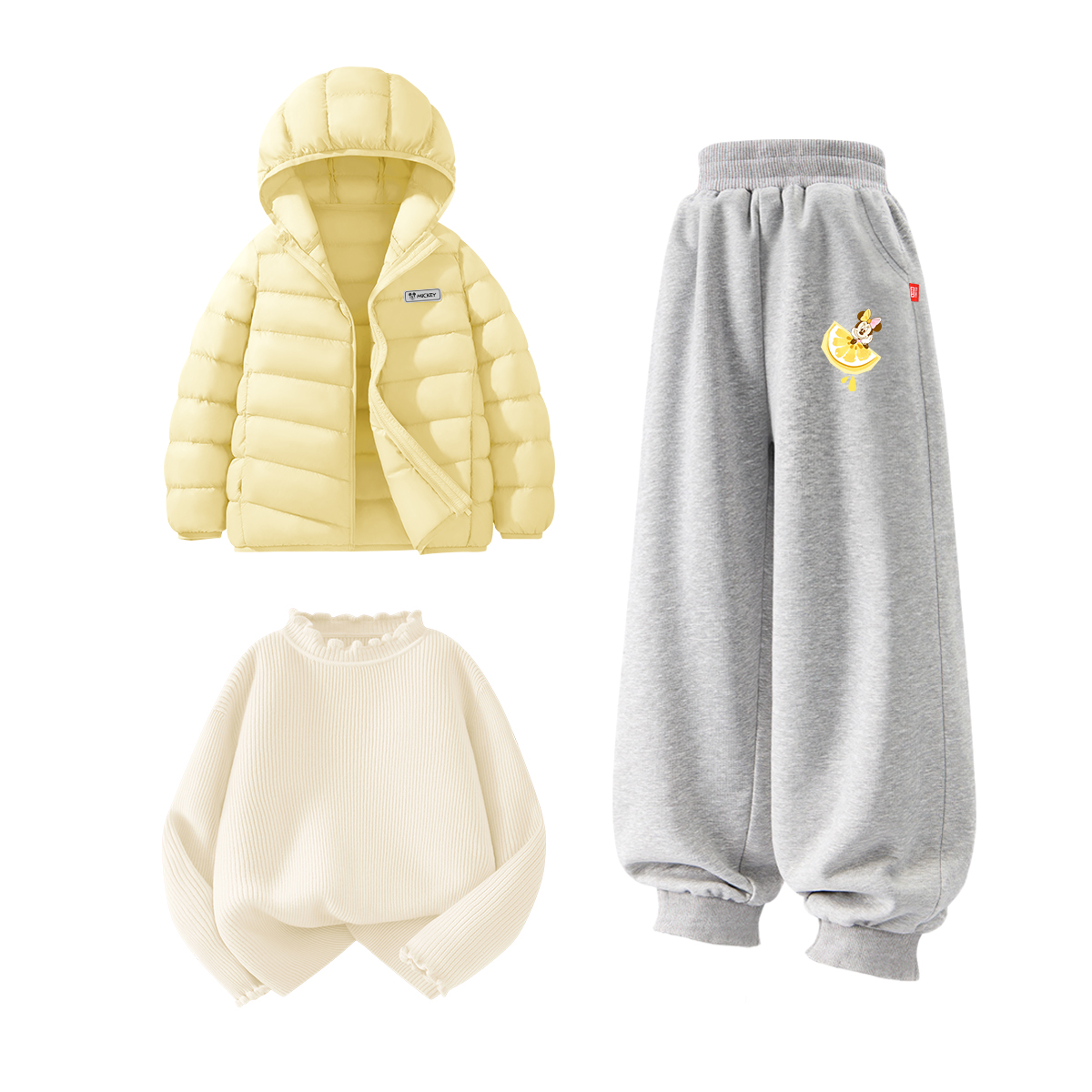 Детская повседневная спортивная одежда Disney, светло-желтый
Детская повседневная спортивная одежда Disney, светло-желтый