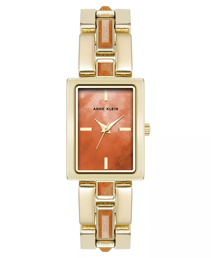 Женские часы-браслет с кварцем и красным авантюрином в золотистом металлическом корпусе, 21 мм Anne Klein, мультиколор
Женские часы-браслет с кварцем и красным авантюрином в золотистом металлическом корпусе, 21 мм Anne Klein, мультиколор